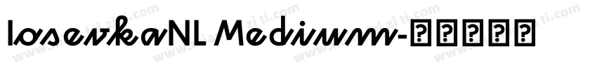 IosevkaNL Medium字体转换
